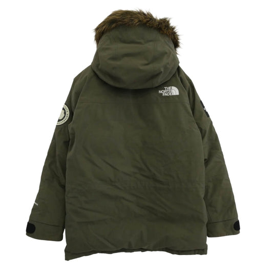THE NORTH FACE ノースフェイス ND91807 ANTARCTICA PARKA アンタークティカ パーカ ファーフード ダウン ジャケット カーキ系 XL【中古】