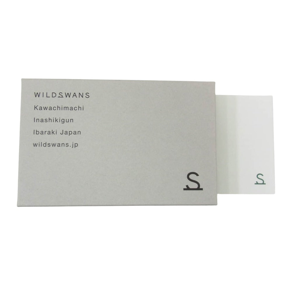 WILDSWANS ワイルドスワンズ wings/fgb/bk WINGS ウィングス フルグレインブライドルレザー 札入れ ウォレット 財布 ブラック系【極上美品】【中古】