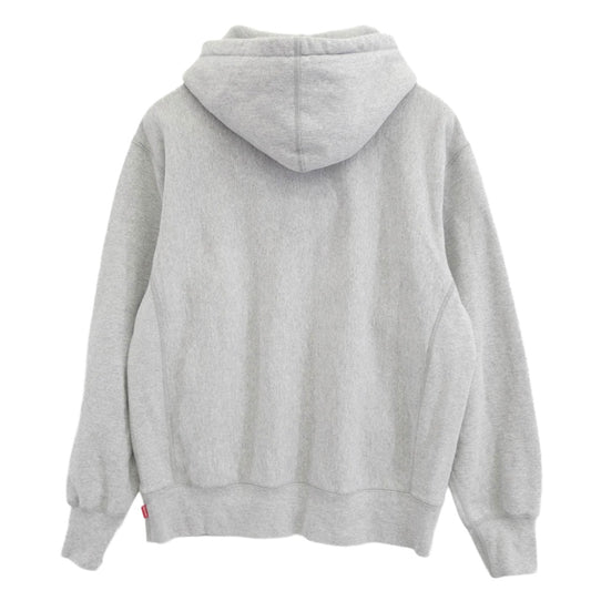 Supreme シュプリーム 20AW Cross Box Logo Hooded Sweatshirt クロス ボックスロゴ フーデッド スウェット シャツ プルオーバー パーカー グレー系 S【中古】