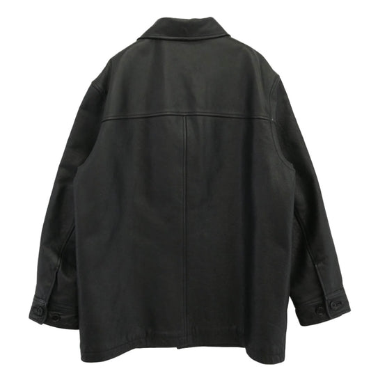 GAP ギャップ 112981-00-1 OLD オールド レザー カーコート ブラック系 L【中古】