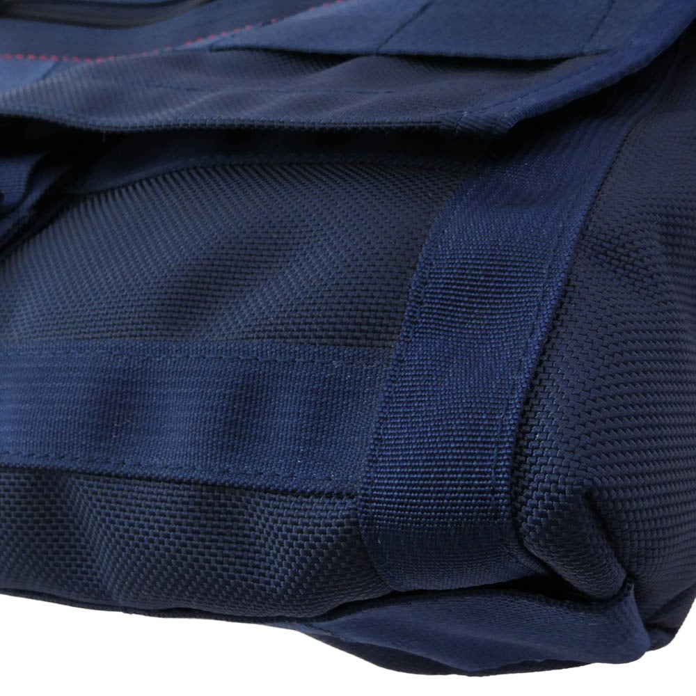 BRIEFING ブリーフィング USA製 BEAMS PLUS FLEET MESSENGER メッセンジャーバッグ ショルダーバッグ ネイビー系【中古】