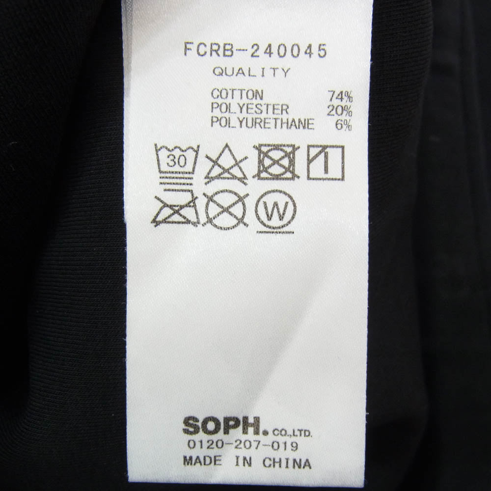 F.C.R.B. エフシーアールビー 24SS FCRB-240045 TECH SWEAT TRAINING PANTS テックスウェット トレーニング パンツ ブラック系 L【中古】