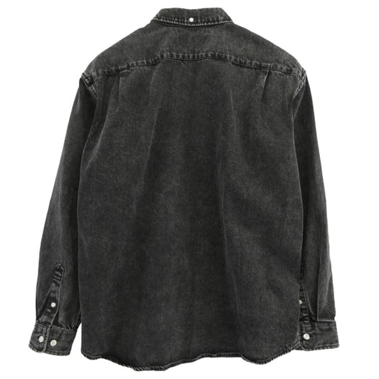 Supreme シュプリーム 25AW Small Box Denim Shirt スモールボックス ウォッシュド デニム 長袖 シャツ ダークグレー系 M【中古】