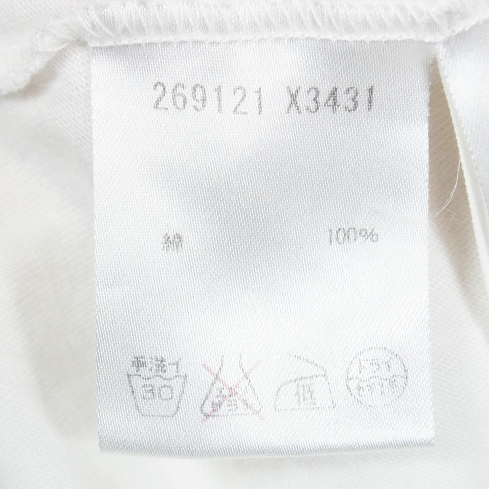 GUCCI グッチ 269121 X3431 シェリーライン コットン vネック Tシャツ 半袖カットソー ホワイト系 S【中古】