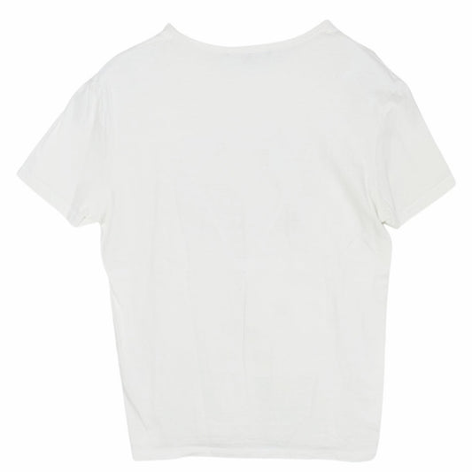 GUCCI グッチ 287689 X3719 インターロッキング GGロゴ チェック柄 Tシャツ 半袖カットソー ホワイト系 S【中古】