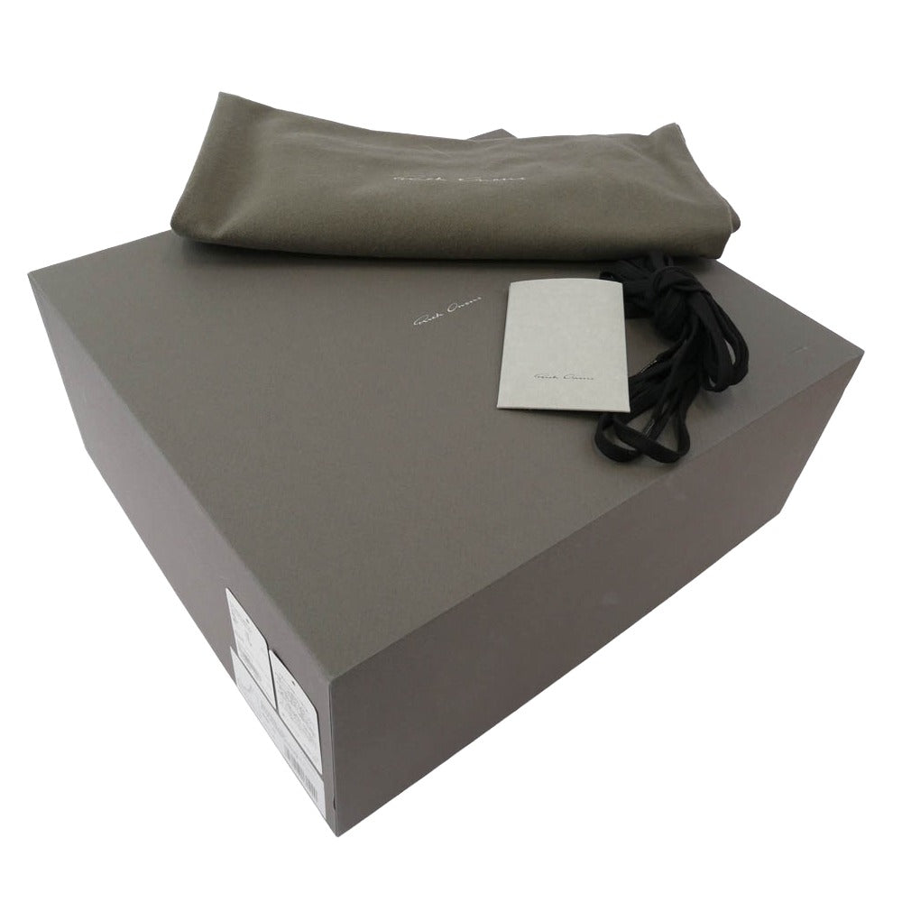 Rick Owens リックオウエンス RU01E5859-LCO MEGA BUMPER SNEAKS メガバンパー スニーカーズ ラモーンズ ブラック系 オフホワイト系 42【美品】【中古】
