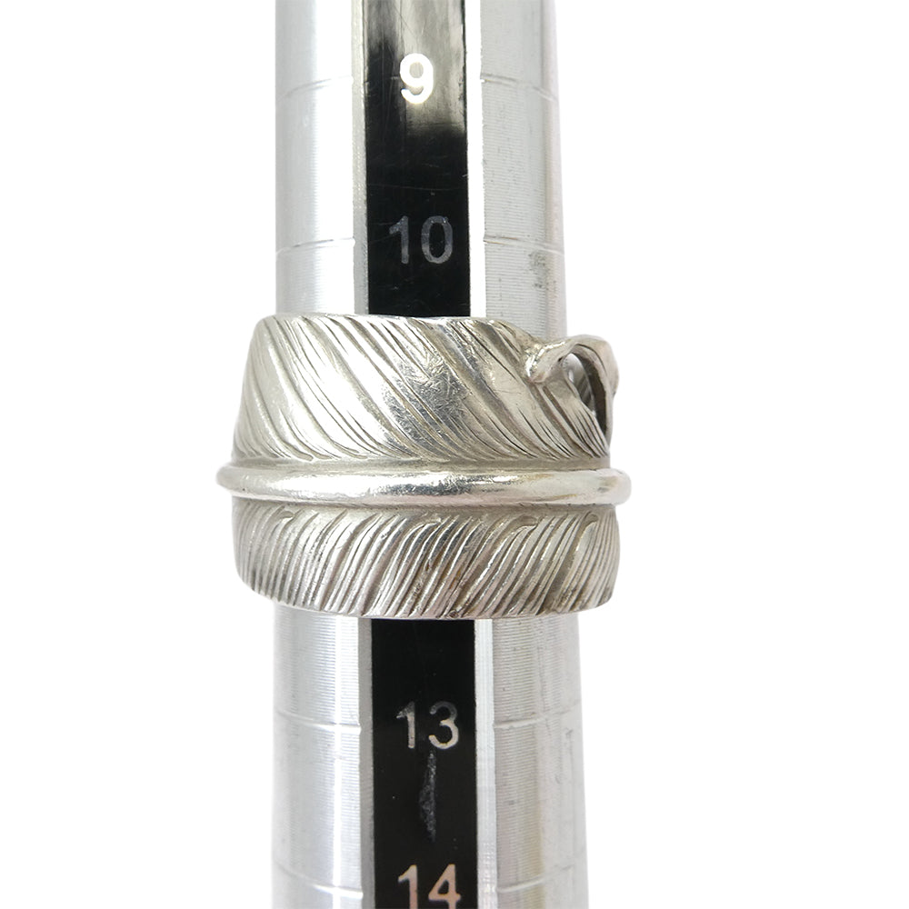 WINGROCK ウィングロック FEATHER RING プレーン フェザー リング シルバー系 11.5号【中古】