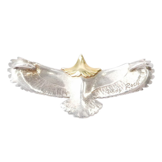 WINGROCK ウィングロック 頭金 イーグル SSサイズ ペンダントトップ チャーム シルバー系 ゴールド系【中古】