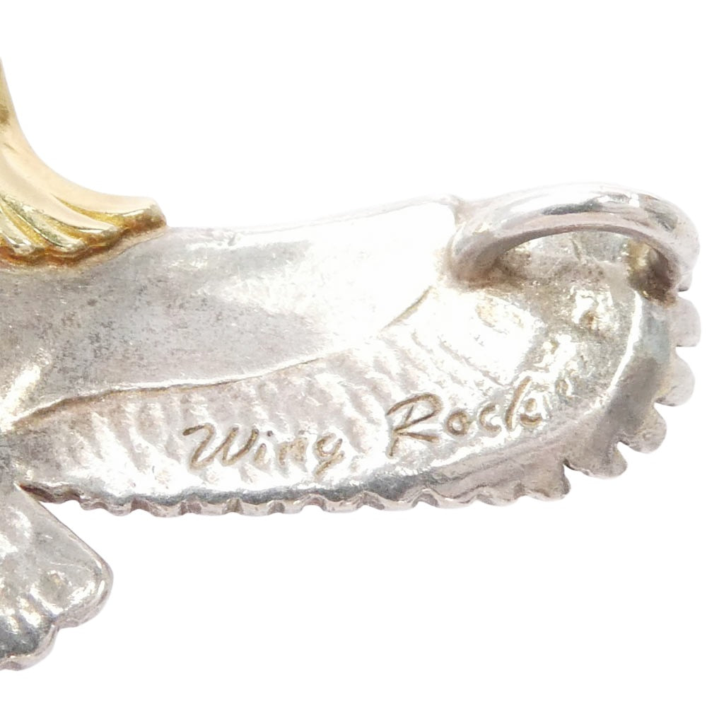 WINGROCK ウィングロック 頭金 イーグル SSサイズ ペンダントトップ チャーム シルバー系 ゴールド系【中古】