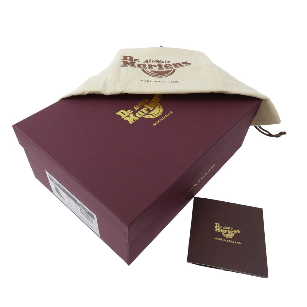 Dr.Martens ドクターマーチン VINTAGE 1460 イングランド製 1460 8EYE SHOE 8ホール ブーツ ブラック系 US8【新古品】【未使用】【中古】