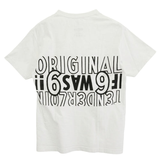 TENDERLOIN テンダーロイン 22SS TEE 3A ロゴ 半袖 Tシャツ ホワイト ホワイト系 L【中古】