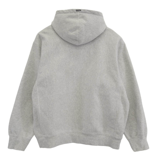 Supreme シュプリーム 23AW Box Logo Hooded Sweatshirt カモフラ ボックスロゴ プルオーバーパーカー フーディ グレー系 L【中古】