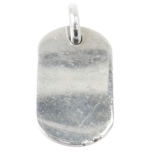 CHROME HEARTS クロムハーツ(原本無) 青山店伝票付属 RAISED DAGGER DOGTAG レイズドダガー ドッグタグ ペンダントトップ シルバー系【中古】