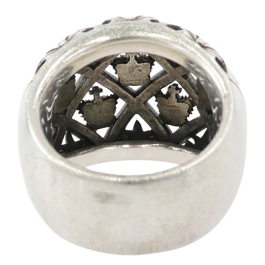 Justin Davis ジャスティンデイビス Epic Crown Ring エピック クラウン リング シルバー系 18.5号【中古】