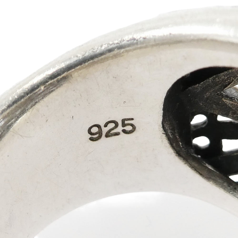 Justin Davis ジャスティンデイビス Epic Crown Ring エピック クラウン リング シルバー系 18.5号【中古】