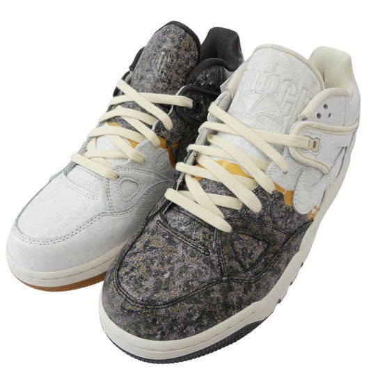 NIKE ナイキ HQ0261-001 【フェイクバスターズ鑑定済】 × NIGO(R) ニゴー Air Force 3 Low SP Kintsugi Phantom and Night Stadium エアフォース3 ロー SP 金継ぎ ファントム アンド ナイトスタジアム スニーカー チャコール系 ホワイト系 29cm【極上美品】【中古】