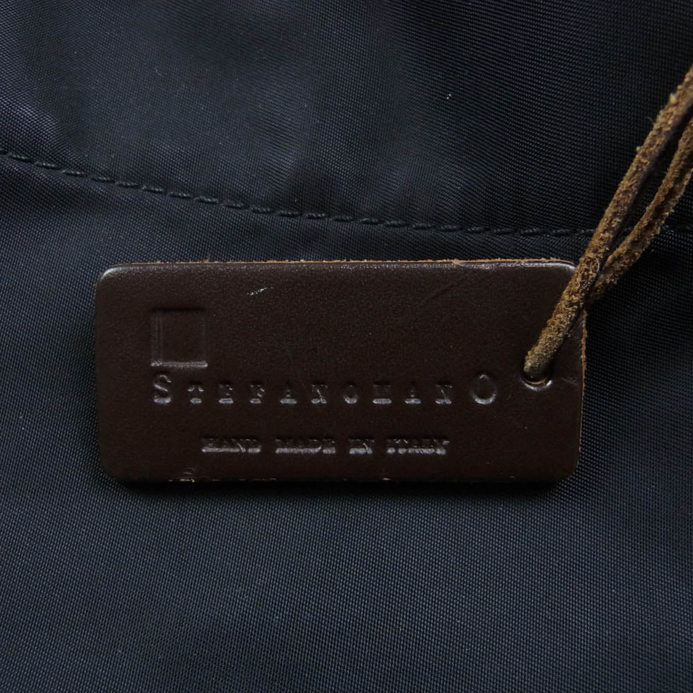 STEFANOMANO ステファノマーノ 2way ナイロン ショルダー バッグ ブラック系【中古】