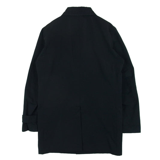 ムーレー FEYEM ステンカラー コットン ナイロン コート イタリア製 ダークネイビー系 48【中古】