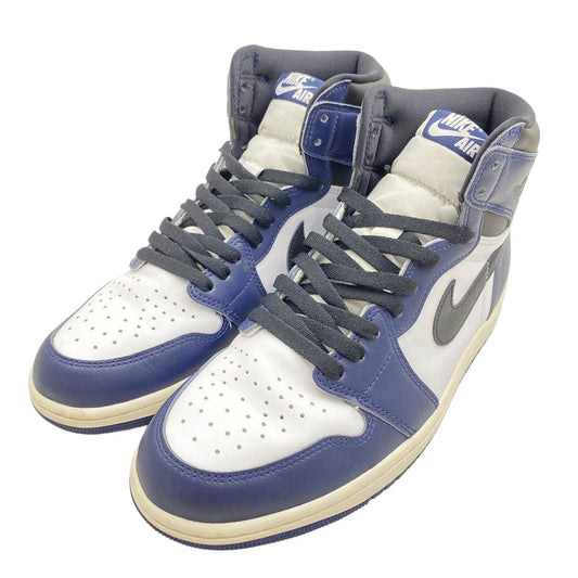 NIKE ナイキ DZ5485-401 Air Jordan 1 Retro High OG Midnight Navy AJ1 エアジョーダン1 レトロ ハイカットスニーカー ネイビー系 ホワイト系 28cm【美品】【中古】