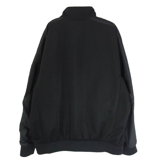 TOGA トーガ 24SS TV241-JC3227 TRACK JACKET ロゴ刺繍 トラック ジャケット ジャージ ブラック系 46【極上美品】【中古】