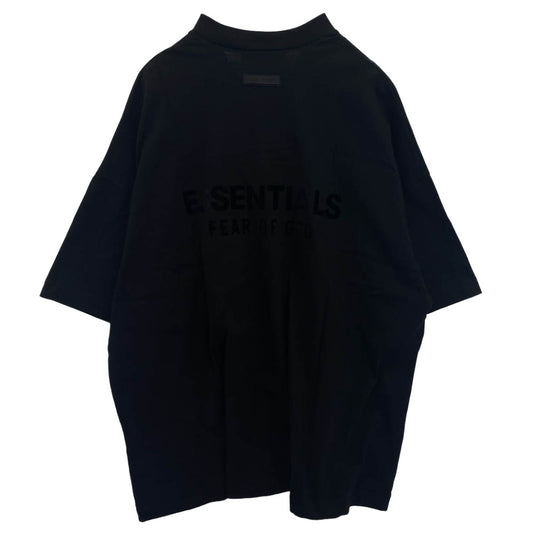 FEAR OF GOD フィアオブゴッド 125SP244214F Essentials エッセンシャルズ V-NECK T-SHIRT Vネック 半袖 Tシャツ ブラック系 S【美品】【中古】