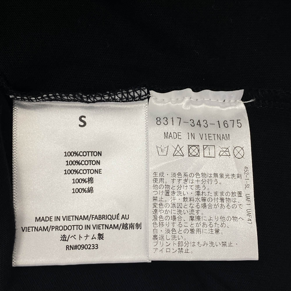 FEAR OF GOD フィアオブゴッド 125SP244214F Essentials エッセンシャルズ V-NECK T-SHIRT Vネック 半袖 Tシャツ ブラック系 S【美品】【中古】