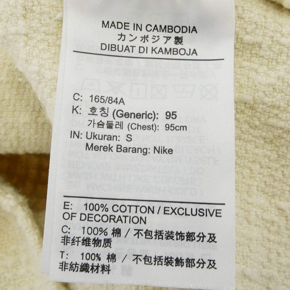 NIKE ナイキ 22SS DO5306-120 NRG PULLOVER HOODIE ロゴプリント プルオーバー パーカー フーディー オフホワイト系 S【中古】