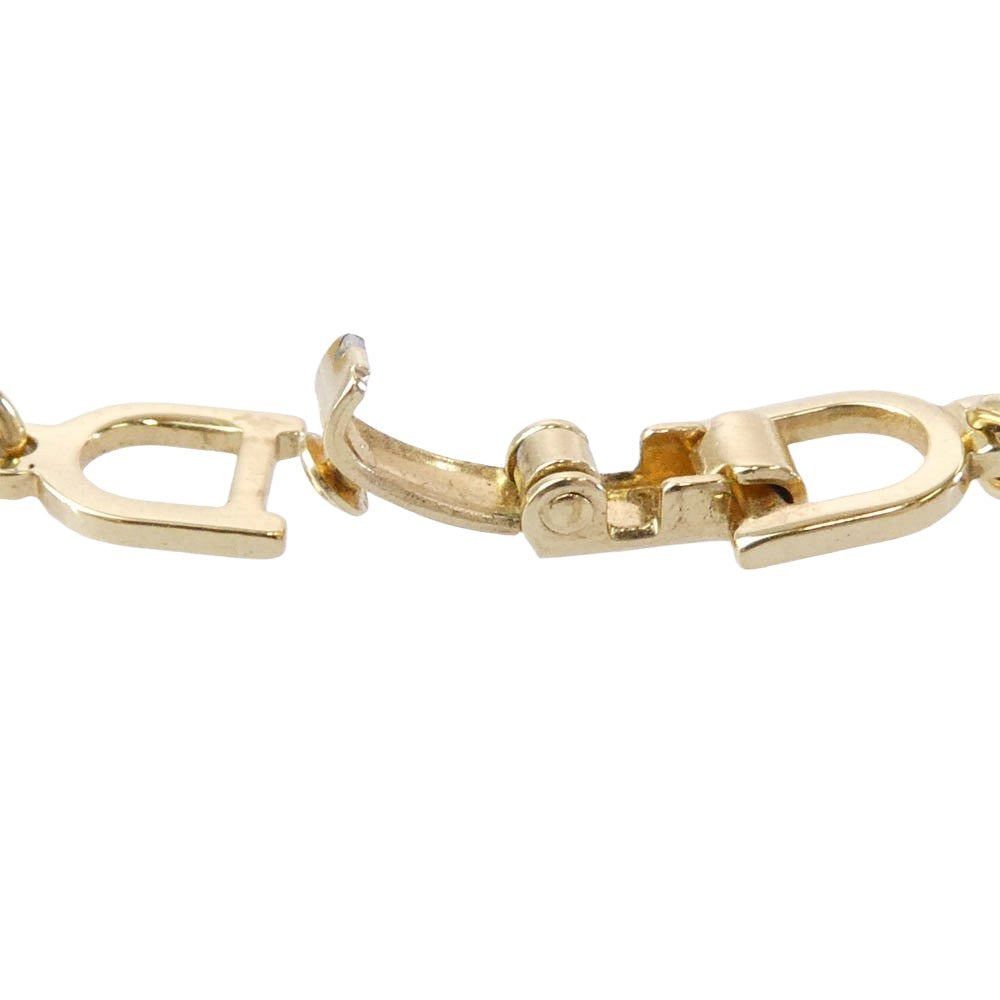 Christian Dior クリスチャンディオール CDロゴ ブレスレット ゴールド系【中古】