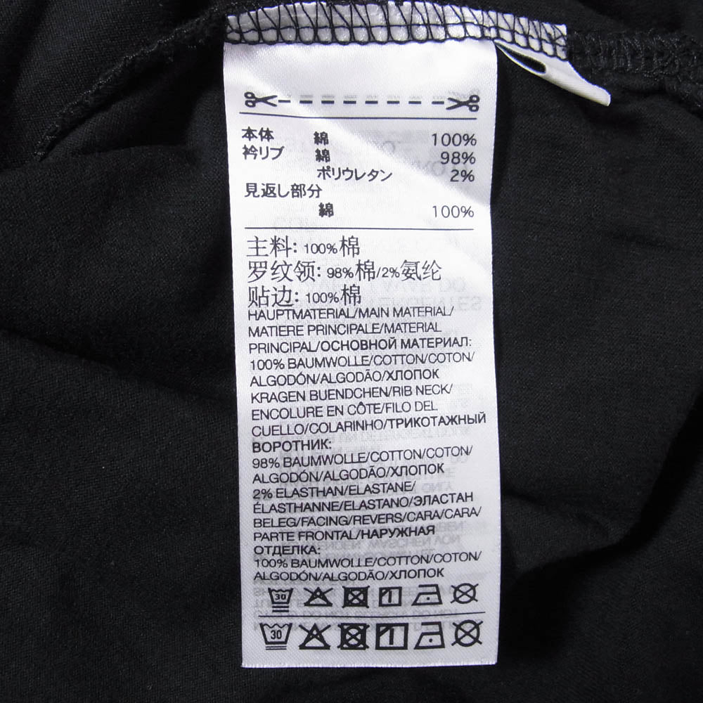 Y-3 Yohji Yamamoto ワイスリー ヨウジヤマモト IZ3122 GFX LS TEE グラフィック ロゴプリント ロングスリーブ 長袖 Tシャツ カットソー ブラック系 L【極上美品】【中古】