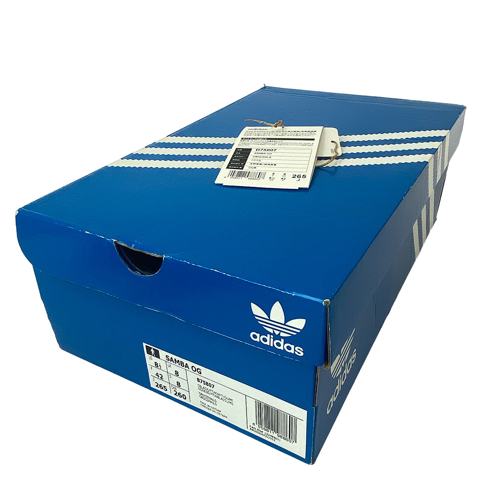 adidas アディダス B75807 Samba OG サンバ スニーカー ブラック系 26.5m【中古】
