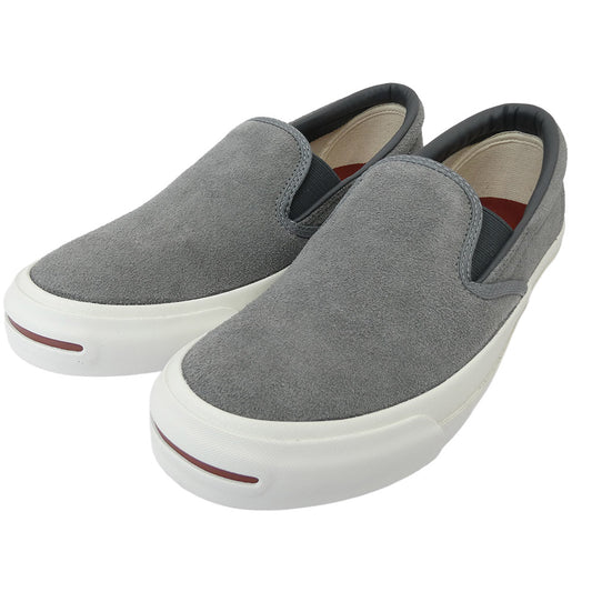 CONVERSE コンバース 1SE247 JACK PURCELL SLIP-ON ジャックパーセル スリッポン スニーカー グレー系 26.0cm【中古】