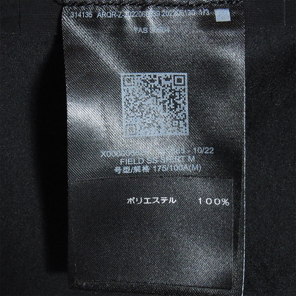 ARC'TERYX アークテリクス X000006526 VEILANCE ヴェイランス field ss shirt フィールド 半袖 シャツ ブラック系 M【中古】
