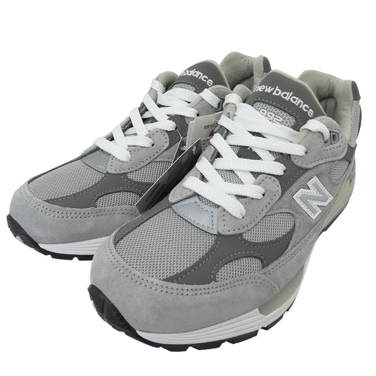 NEW BALANCE ニューバランス U992GY ローカット スニーカー グレー系 26cm【極上美品】【中古】