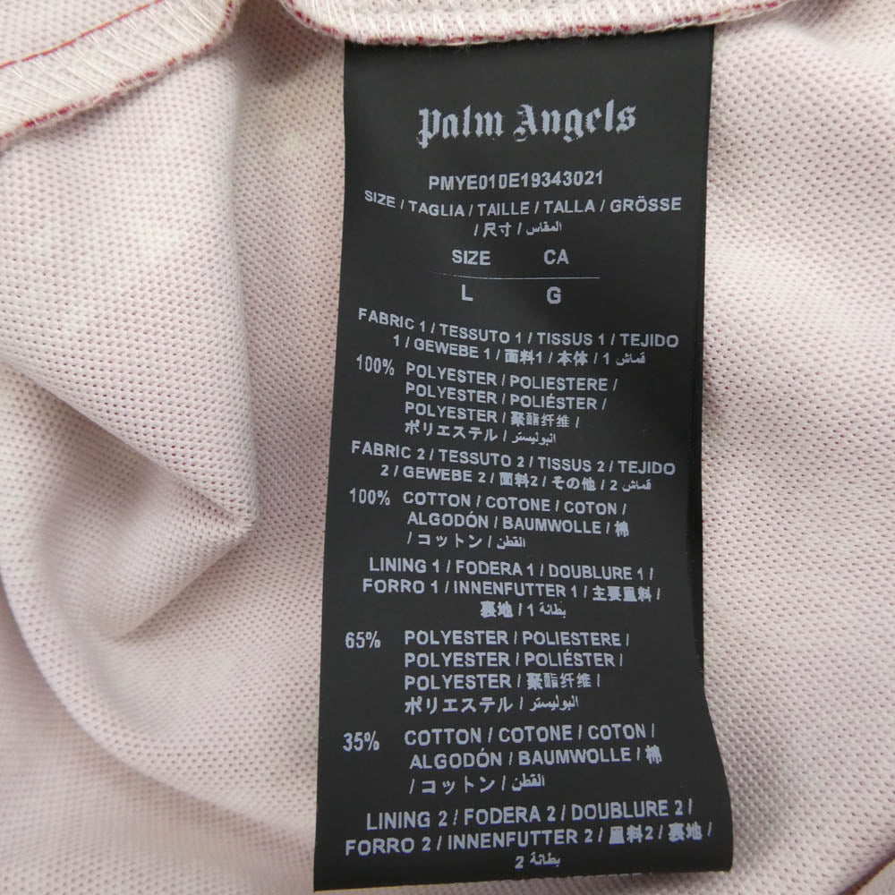 PALM ANGELS パームエンジェルス PMYE010E19343021 バンダナ ジャージ トラックジャケット ドッキング デニム スプリット ジャケット インディゴブルー系 レッド系 マルチカラー系 L【中古】