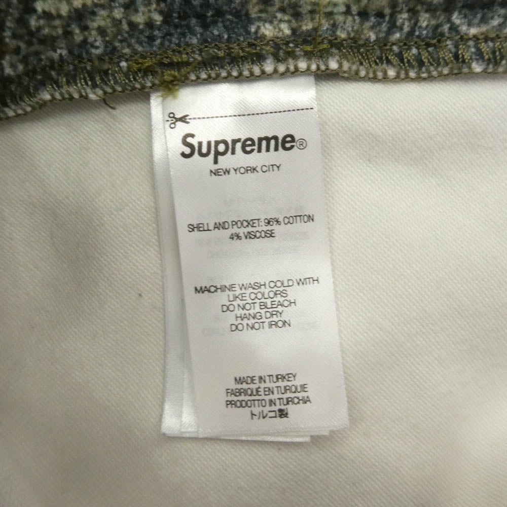 Supreme シュプリーム 23AW Moleskin Double Knee Painter Pant モールスキン ダブル ニー ペインター パンツ マルチカラー系 32【中古】