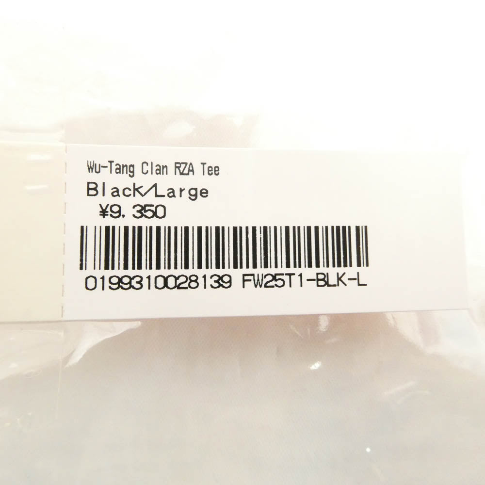 Supreme シュプリーム 25AW Wu-Tang Clan RZA Tee ウータンクラン 半袖 Tシャツ ブラック系 L【中古】