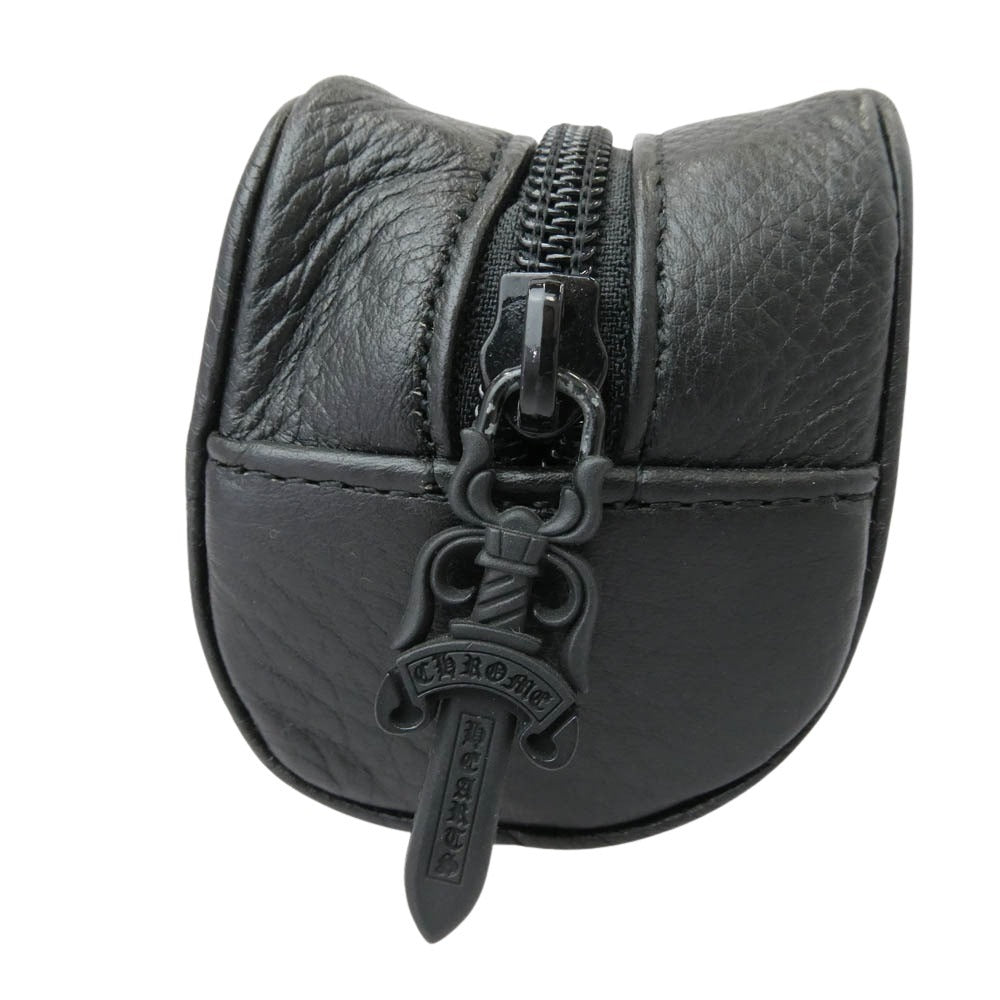 CHROME HEARTS クロムハーツ(原本無) 純正レザーアイウェアケース付属 SPLAT-A 55□17-143 BSフレアテンプル アイウェア 眼鏡 ブラック系 シルバー系 55□17-143【中古】