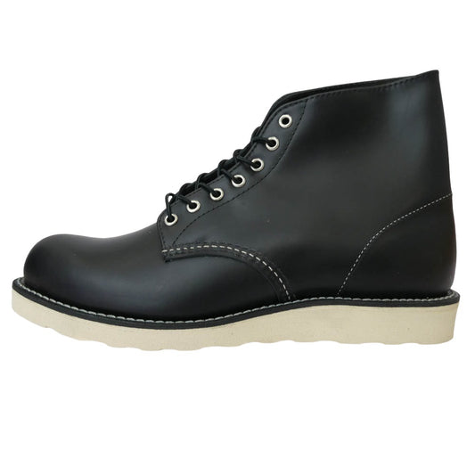 RED WING レッドウィング 8165 IRISH SETTER 6 INCH CLASSIC ROUND アイリッシュセッター クラシックラウンド ブラック 6インチ コレクテッドグレインレザー 7ホール プレートゥ ワークブーツ ブラック系 29.0cm【新古品】【未使用】【中古】