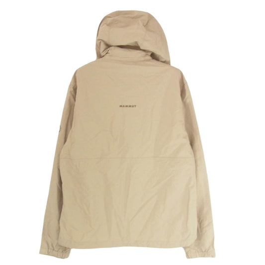 Mammut マムート 1012-00401 Hiking WB Hooded Jacket AF Women ハイキング ウィンドブレーカー フーデッド ジャケット アジアンフィット ベージュ系 L【美品】【中古】