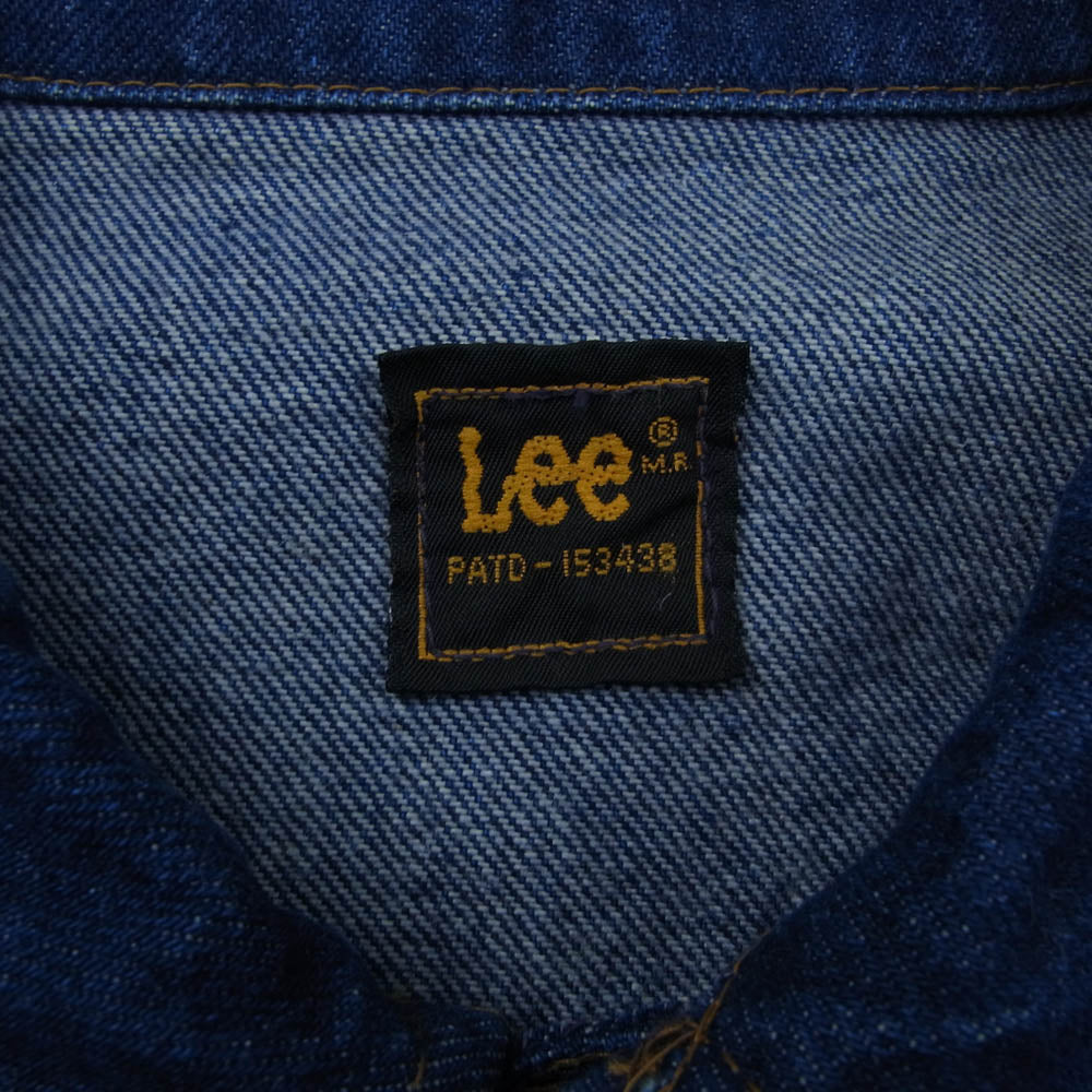 Lee リー PATD-153438 80s デニム トラッカー ジャケット インディゴブルー系【中古】