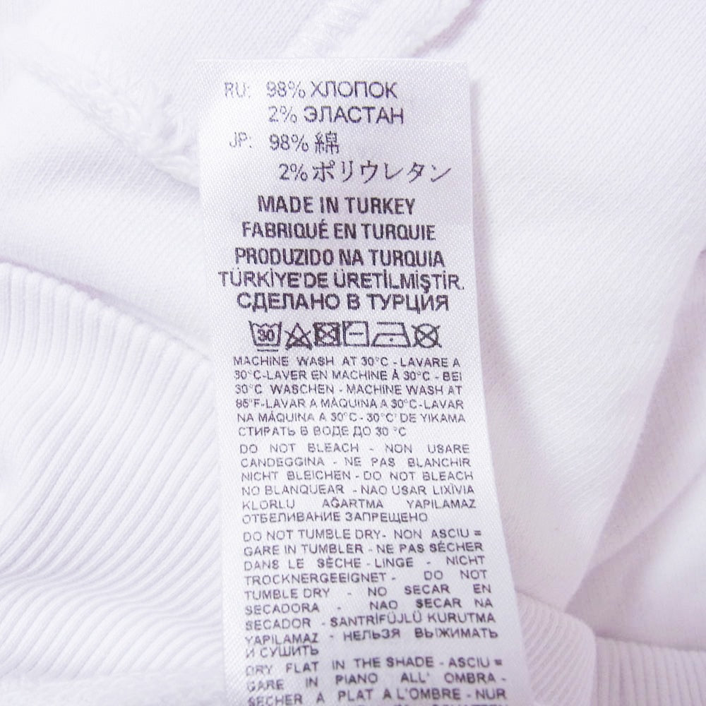 MAISON MARGIELA メゾンマルジェラ M60027-MM008 フロント ロゴ クルーネック スウェット トレーナー キッズ ホワイト系 16【中古】