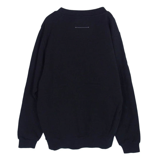 MAISON MARGIELA メゾンマルジェラ S32GU0042 メタリック クルーネック スウェット トレーナー ブラック系 S【中古】