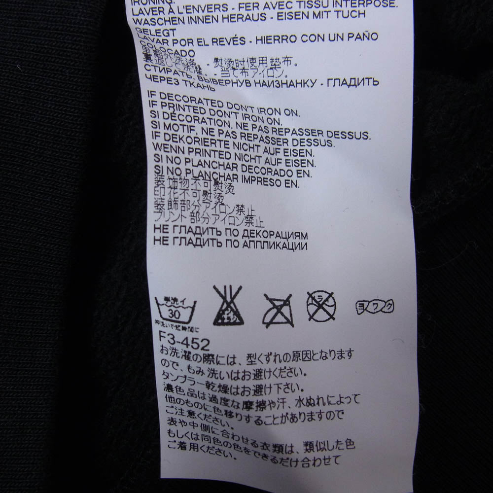 MAISON MARGIELA メゾンマルジェラ S32GU0042 メタリック クルーネック スウェット トレーナー ブラック系 S【中古】