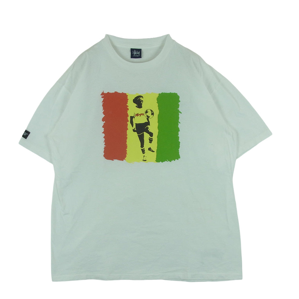 STUSSY ステューシー 90s OLD ボブマーリー ラスタカラー シングル 