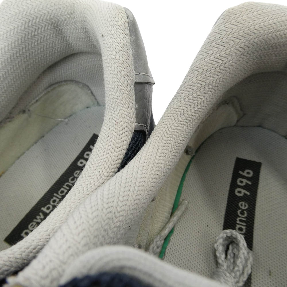 NEW BALANCE ニューバランス CM996BN 996 Navy ネイビー ローカット スニーカー シューズ ネイビー系 グレー系 28.0cm【中古】
