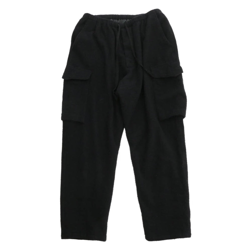 COMOLI コモリ 23AW Y03-03011 縮絨ウール 6P パンツ ブラック系 3 