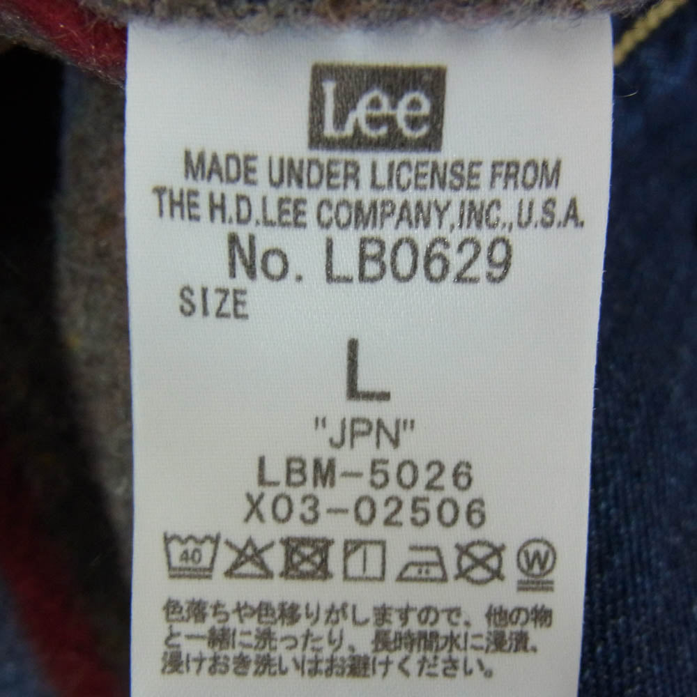 STANDARD CALIFORNIA スタンダードカリフォルニア Lee リー OUDLA520 SD Storm Rider Denim Jacket 101LJ VW ストームライダー ウォッシュ加工 デニムジャケット インディゴブルー系 L【極上美品】【中古】