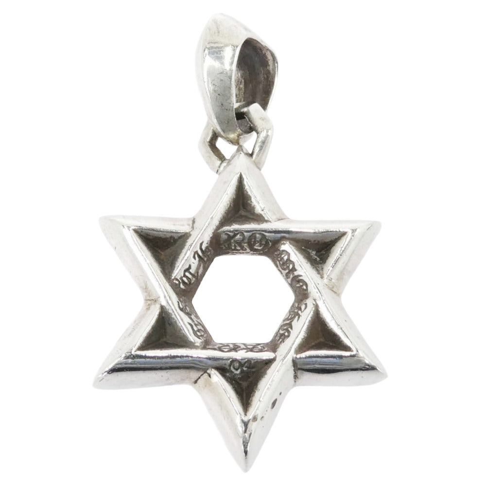 CHROME HEARTS クロムハーツ（原本無） STAR OF DAVID PENDANT SML 