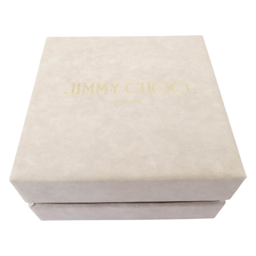 JIMMY CHOO ジミーチュウ スター スタッズ ステンレススチール クリスタル ピアス シルバー系【中古】