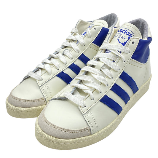 adidas アディダス IH5316 Jabbar Hi Off White Collegiate Royal Cream White ジャバー ハイ オフホワイト カレッジエイトロイヤル クリームホワイト ハイカット スニーカー ホワイト系 ブルー系 26cm【新古品】【未使用】【中古】